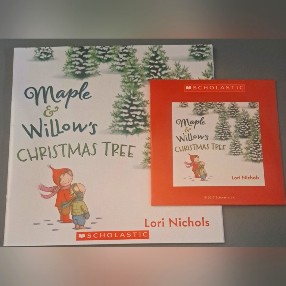 New Scholastic Maple & Willow's Christmas Tree Book and CD Set